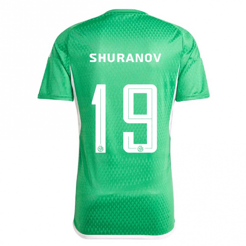 Kinder Fußball Erik Shuranov #19 Weiß Blau Heimtrikot Trikot 2023/24 T-Shirt Luxemburg