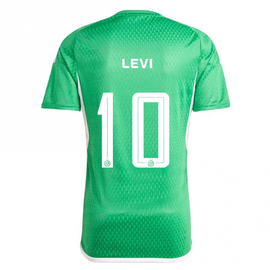 Kinder Fußball Yarin Levi #10 Weiß Blau Heimtrikot Trikot 2023/24 T-Shirt Luxemburg
