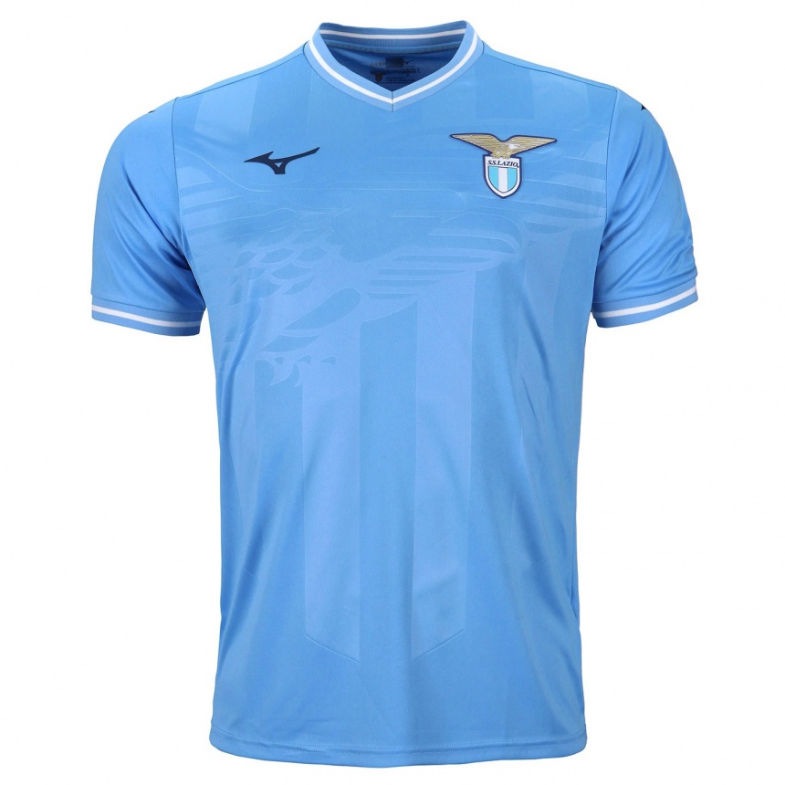 Kinder Fußball Matteo Guendouzi #8 Blau Heimtrikot Trikot 2023/24 T-Shirt Luxemburg