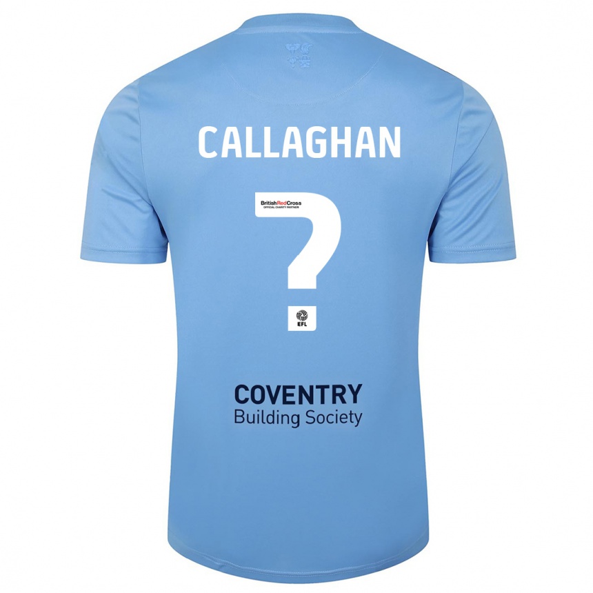 Kinder Fußball Charlie Callaghan #0 Himmelblau Heimtrikot Trikot 2023/24 T-Shirt Luxemburg