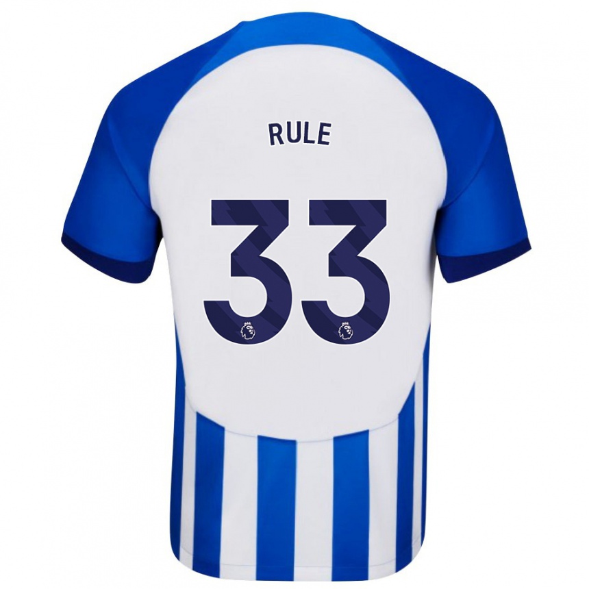 Kinder Fußball Charlize Jayde Rule #33 Blau Heimtrikot Trikot 2023/24 T-Shirt Luxemburg