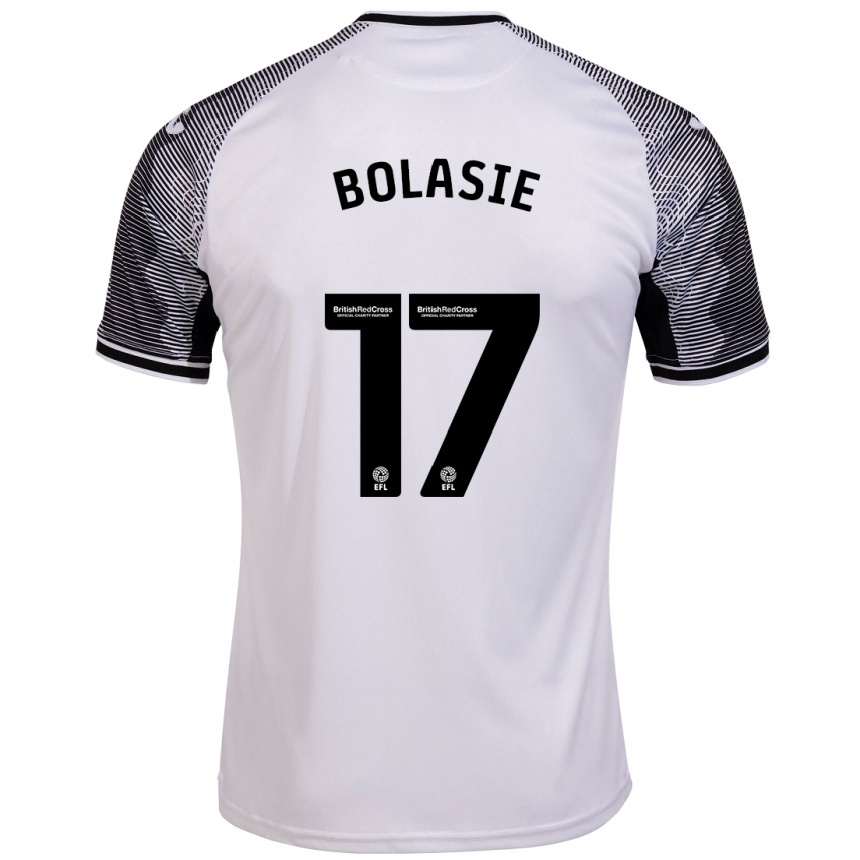 Kinder Fußball Yannick Bolasie #17 Weiß Heimtrikot Trikot 2023/24 T-Shirt Luxemburg