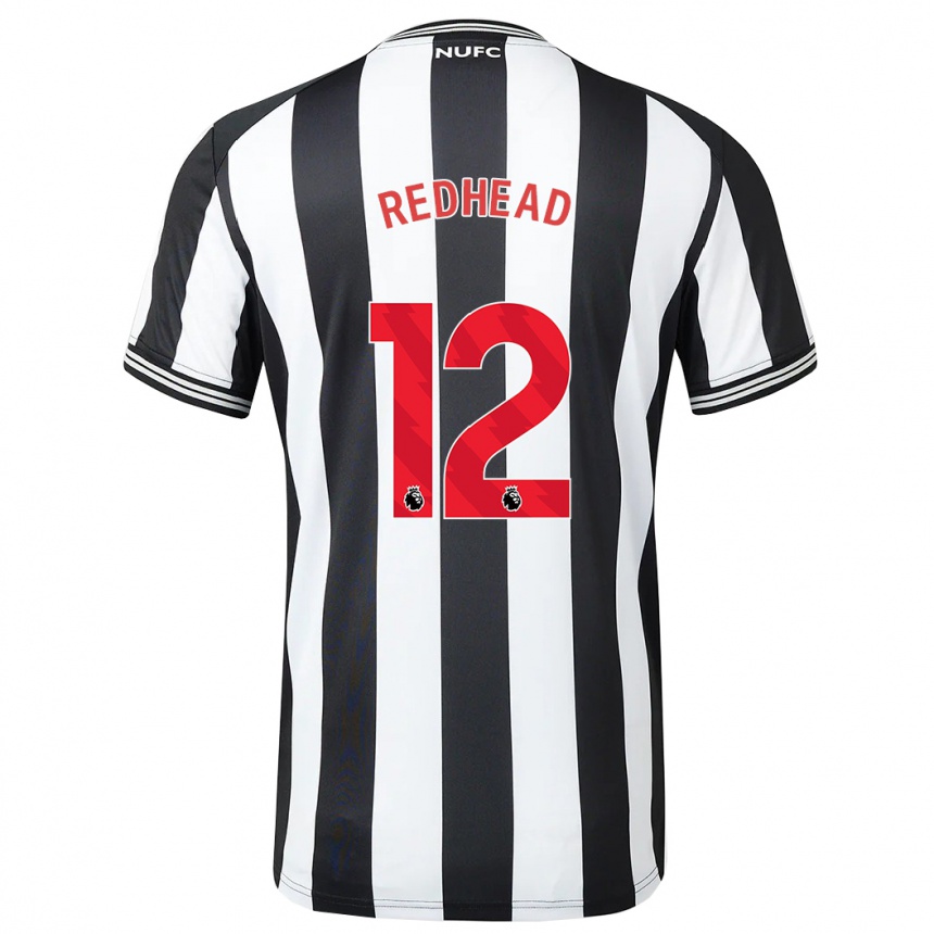 Kinder Fußball Cara Milne-Redhead #12 Schwarz-Weiss Heimtrikot Trikot 2023/24 T-Shirt Luxemburg
