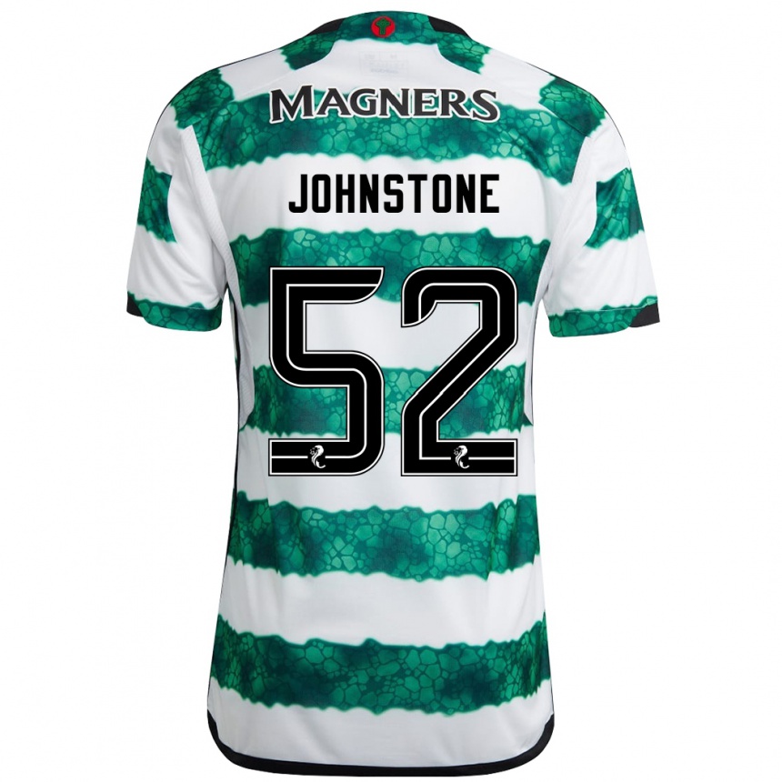 Kinder Fußball Rachael Johnstone #52 Grün Heimtrikot Trikot 2023/24 T-Shirt Luxemburg