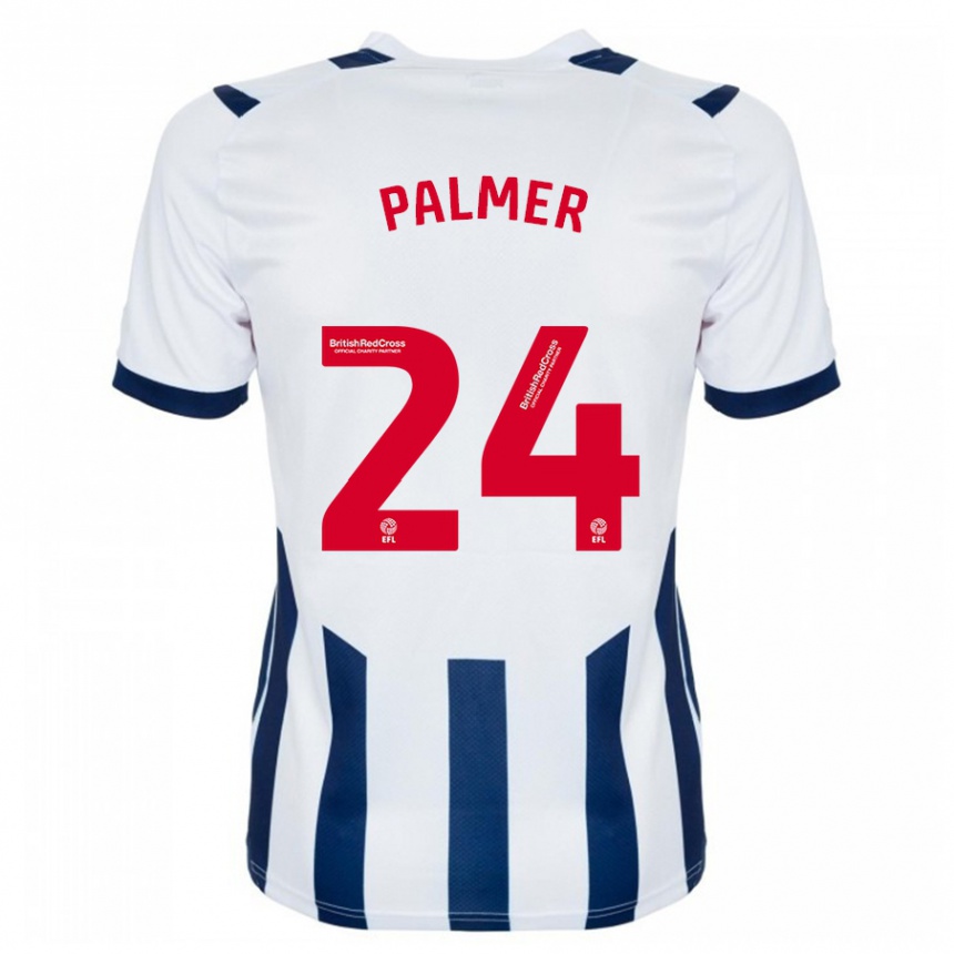 Kinder Fußball Alex Palmer #24 Weiß Heimtrikot Trikot 2023/24 T-Shirt Luxemburg