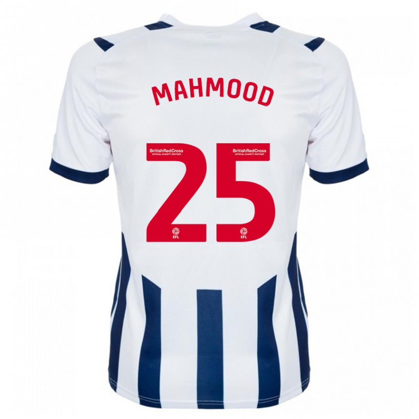 Kinder Fußball Mahmood #25 Weiß Heimtrikot Trikot 2023/24 T-Shirt Luxemburg