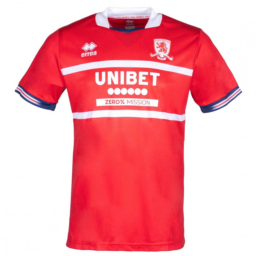 Kinder Fußball Dan Barlaser #4 Rot Heimtrikot Trikot 2023/24 T-Shirt Luxemburg