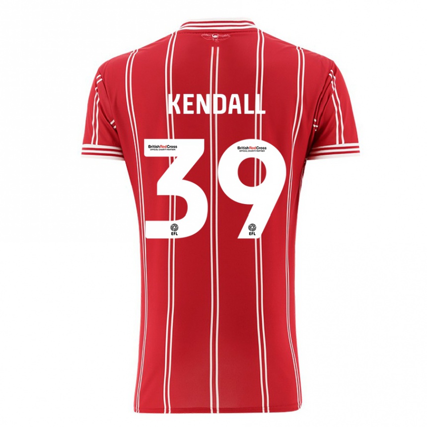 Kinder Fußball Maya Kendall #39 Rot Heimtrikot Trikot 2023/24 T-Shirt Luxemburg