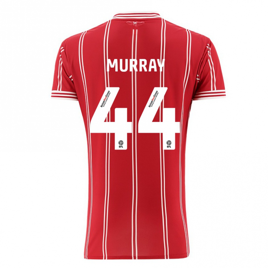 Kinder Fußball Satara Murray #44 Rot Heimtrikot Trikot 2023/24 T-Shirt Luxemburg