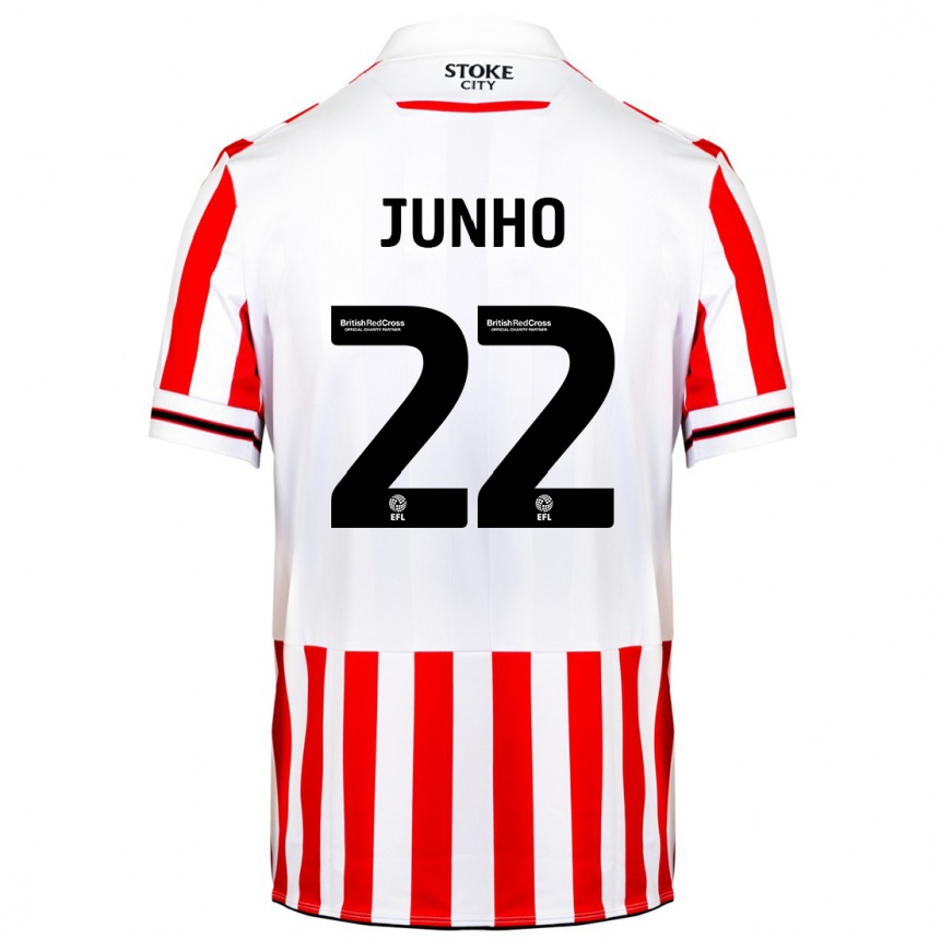 Kinder Fußball Joon-Ho Bae #22 Rot-Weiss Heimtrikot Trikot 2023/24 T-Shirt Luxemburg