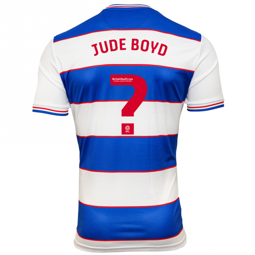 Kinder Fußball Arkell Jude-Boyd #0 Weiß Blau Heimtrikot Trikot 2023/24 T-Shirt Luxemburg