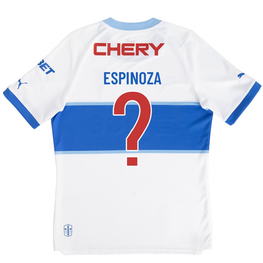 Kinder Fußball Sebastián Espinoza #0 Weiß Heimtrikot Trikot 2023/24 T-Shirt Luxemburg