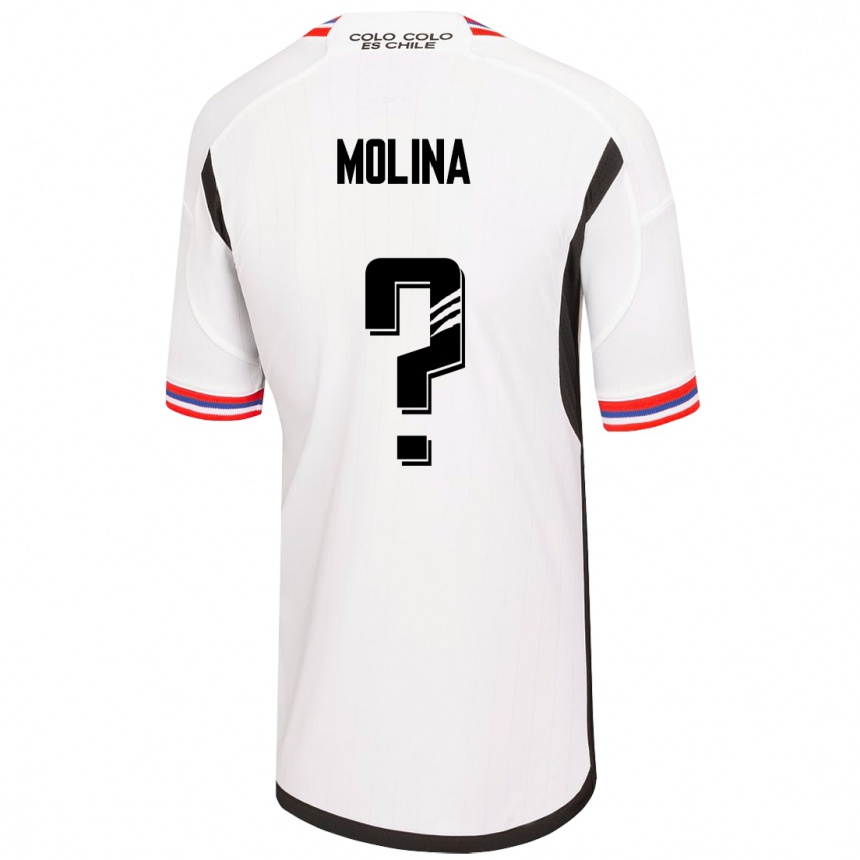 Kinder Fußball Byron Molina #0 Weiß Heimtrikot Trikot 2023/24 T-Shirt Luxemburg