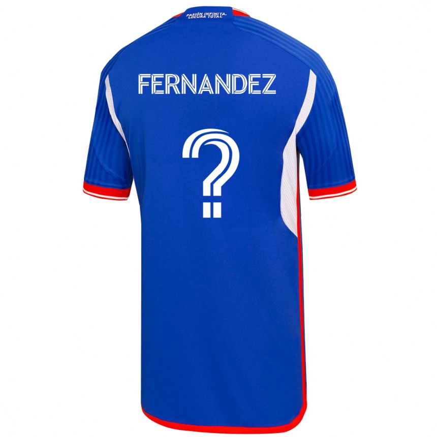 Kinder Fußball José Matías Fernández #0 Blau Heimtrikot Trikot 2023/24 T-Shirt Luxemburg