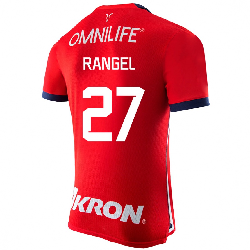 Kinder Fußball José Rangel #27 Rot Heimtrikot Trikot 2023/24 T-Shirt Luxemburg