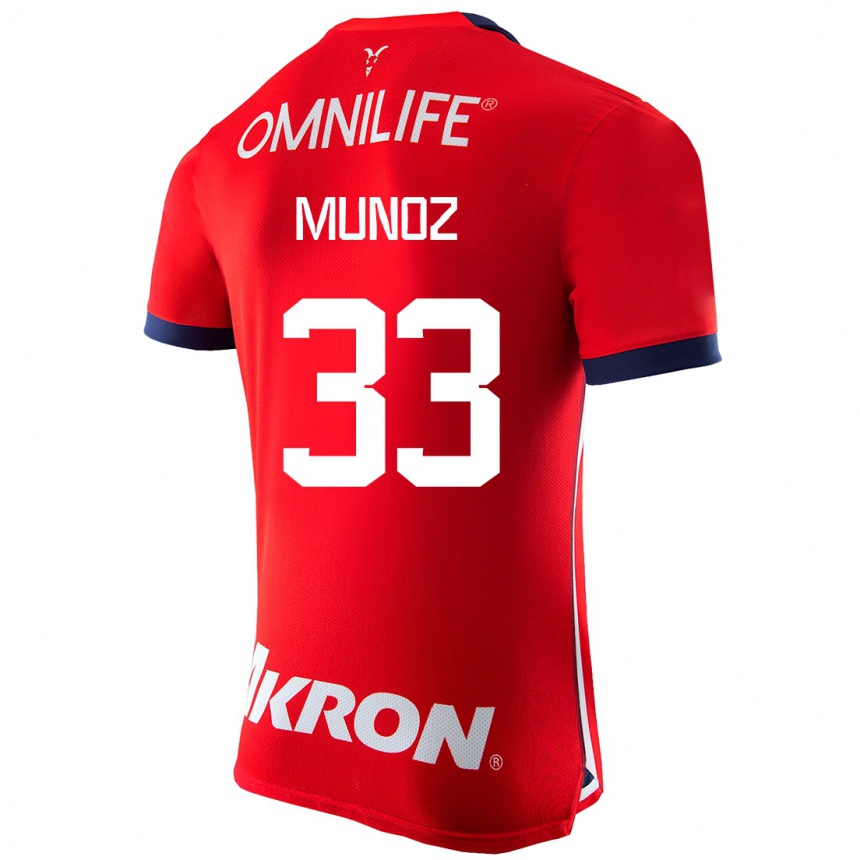 Kinder Fußball Zahid Muñoz #33 Rot Heimtrikot Trikot 2023/24 T-Shirt Luxemburg