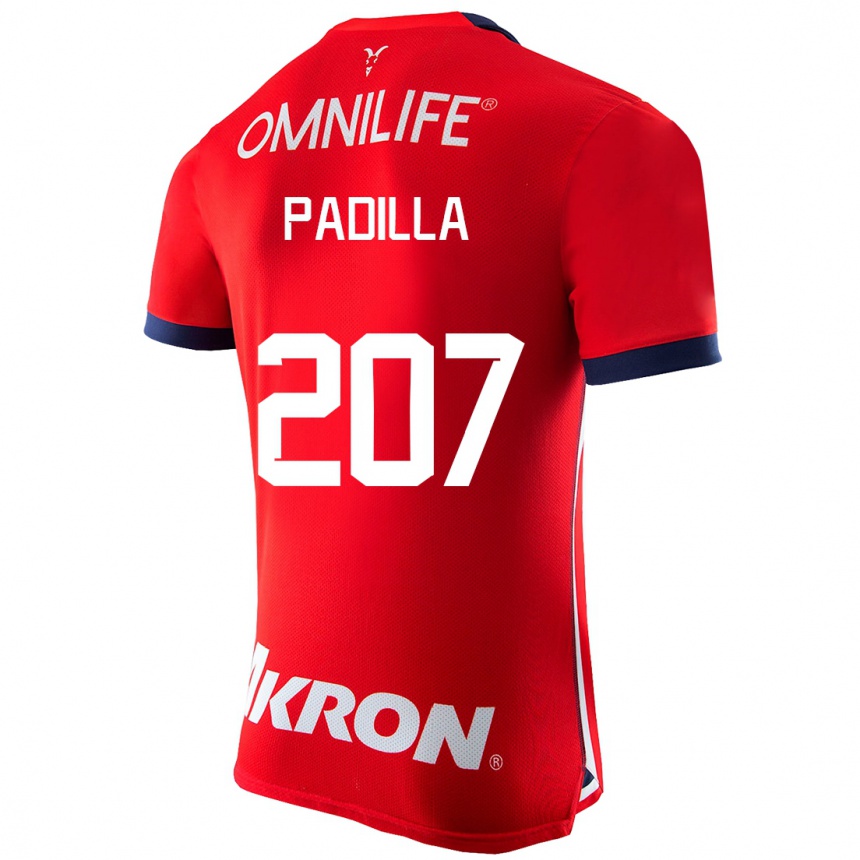 Kinder Fußball Yael Padilla #207 Rot Heimtrikot Trikot 2023/24 T-Shirt Luxemburg