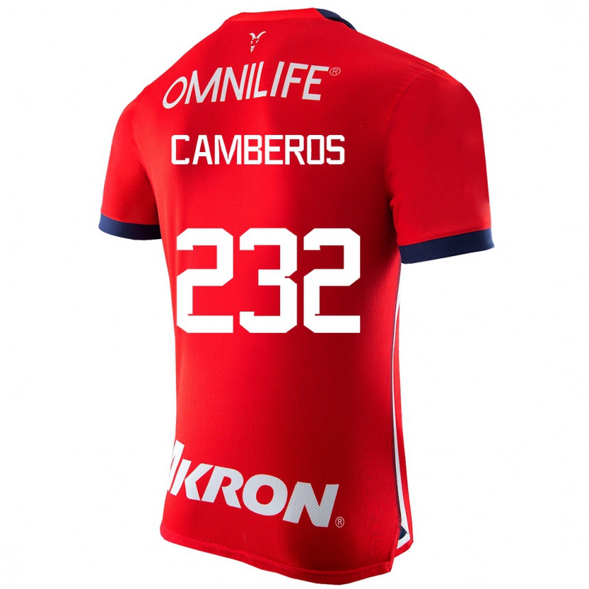 Kinder Fußball Hugo Camberos #232 Rot Heimtrikot Trikot 2023/24 T-Shirt Luxemburg