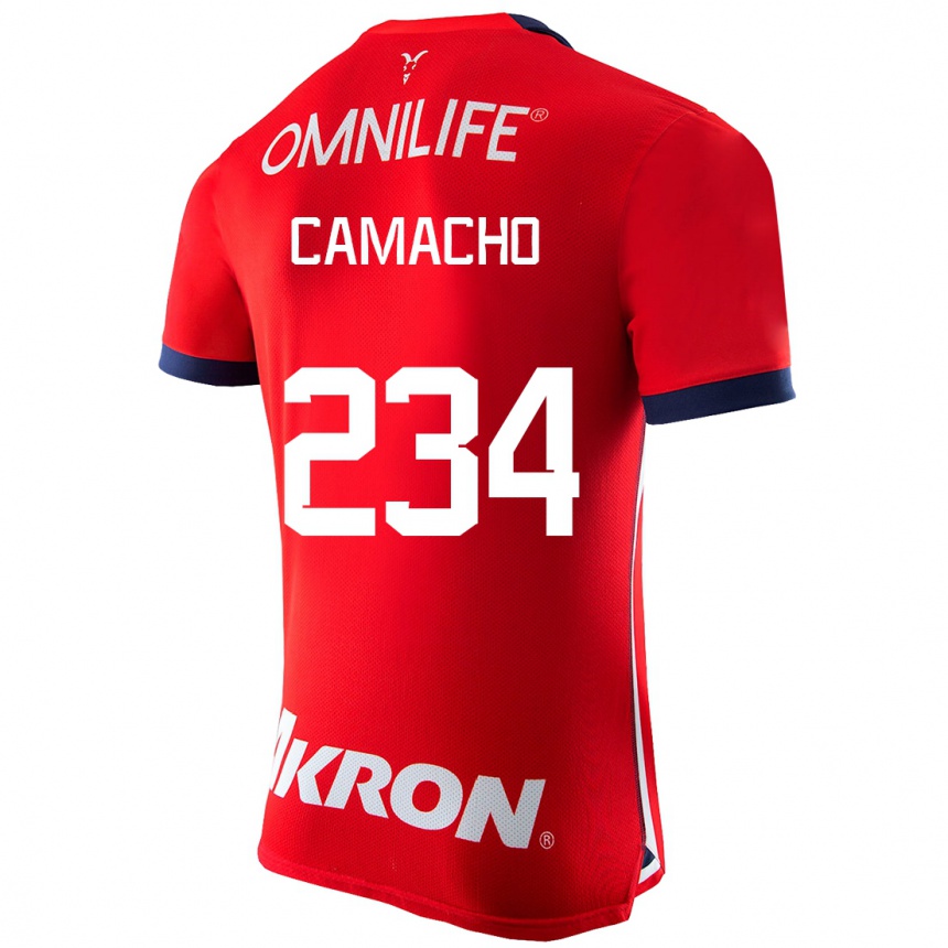 Kinder Fußball Xandor Camacho #234 Rot Heimtrikot Trikot 2023/24 T-Shirt Luxemburg
