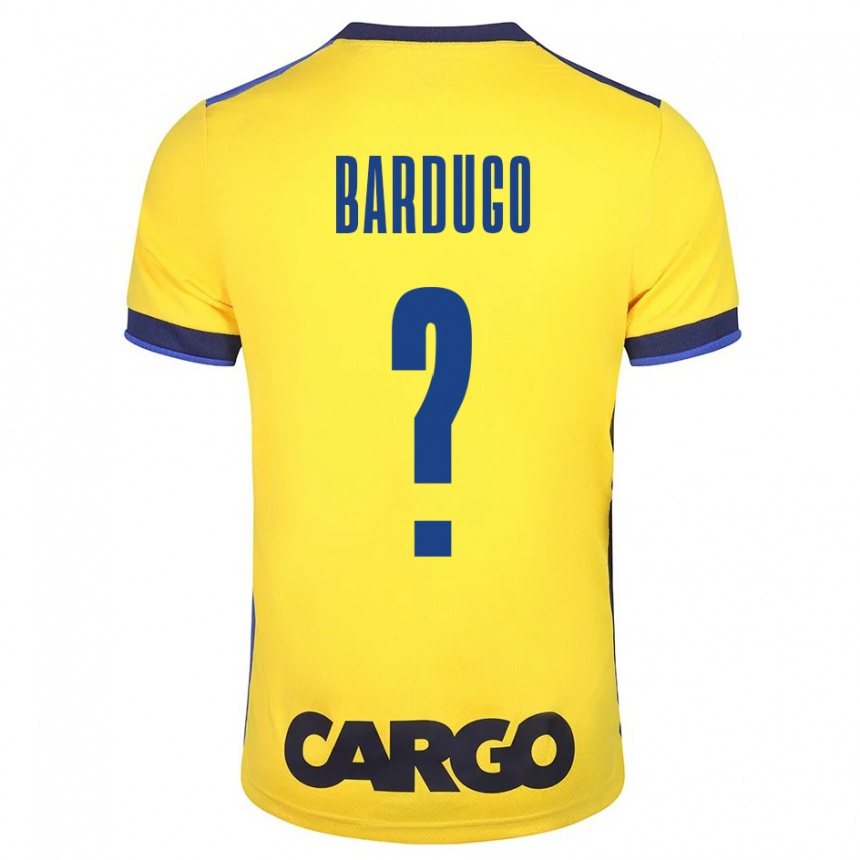 Kinder Fußball Ori Bardugo #0 Gelb Heimtrikot Trikot 2023/24 T-Shirt Luxemburg