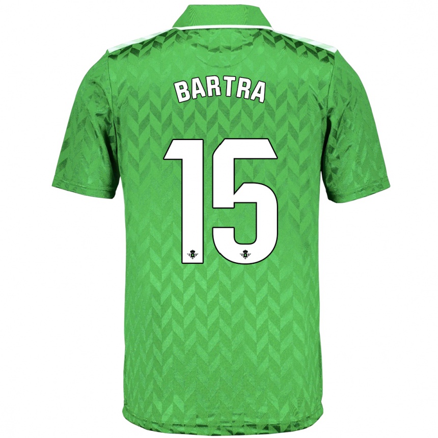 Kinder Fußball Marc Bartra #15 Grün Auswärtstrikot Trikot 2023/24 T-Shirt Luxemburg