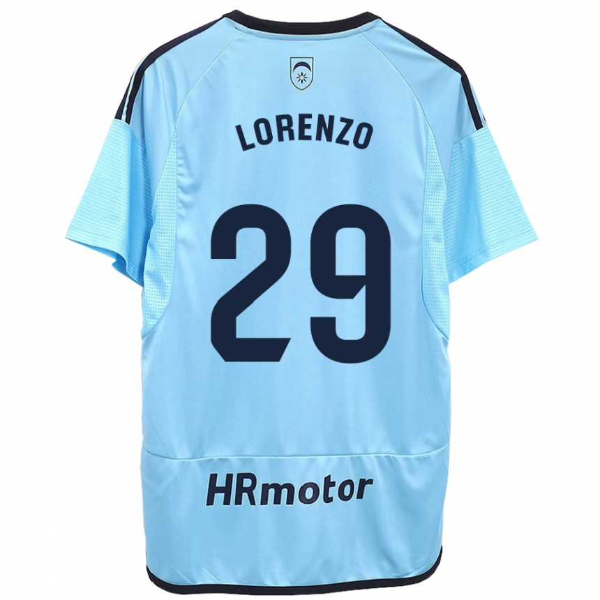 Kinder Fußball Nowend Lorenzo #29 Blau Auswärtstrikot Trikot 2023/24 T-Shirt Luxemburg