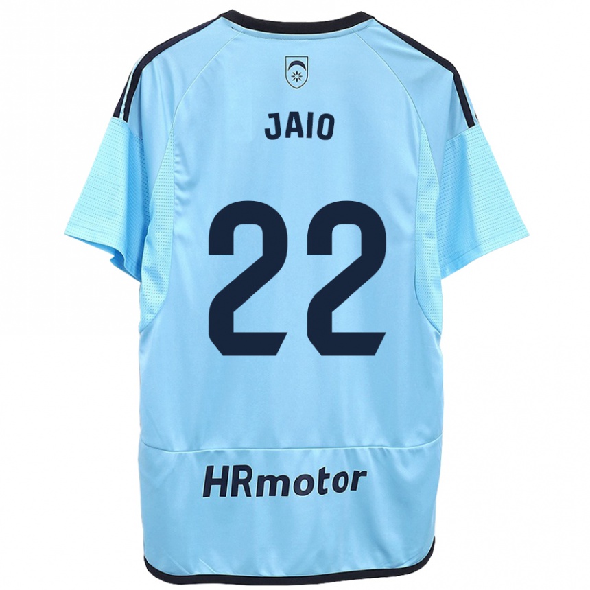 Kinder Fußball Jaione Larraiotz Senosiain #22 Blau Auswärtstrikot Trikot 2023/24 T-Shirt Luxemburg