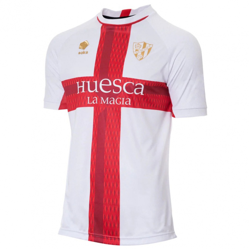 Kinder Fußball Joaquin Munoz #11 Weiß Auswärtstrikot Trikot 2023/24 T-Shirt Luxemburg