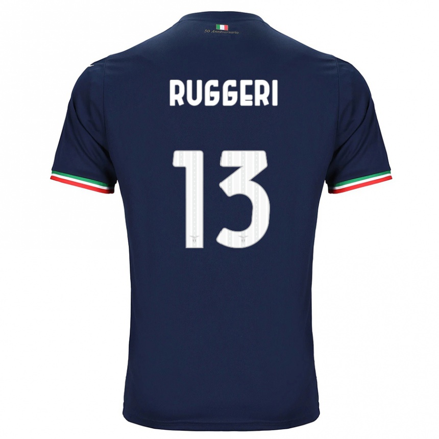 Kinder Fußball Fabio Ruggeri #13 Marine Auswärtstrikot Trikot 2023/24 T-Shirt Luxemburg