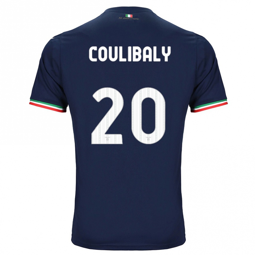 Kinder Fußball Larsson Coulibaly #20 Marine Auswärtstrikot Trikot 2023/24 T-Shirt Luxemburg