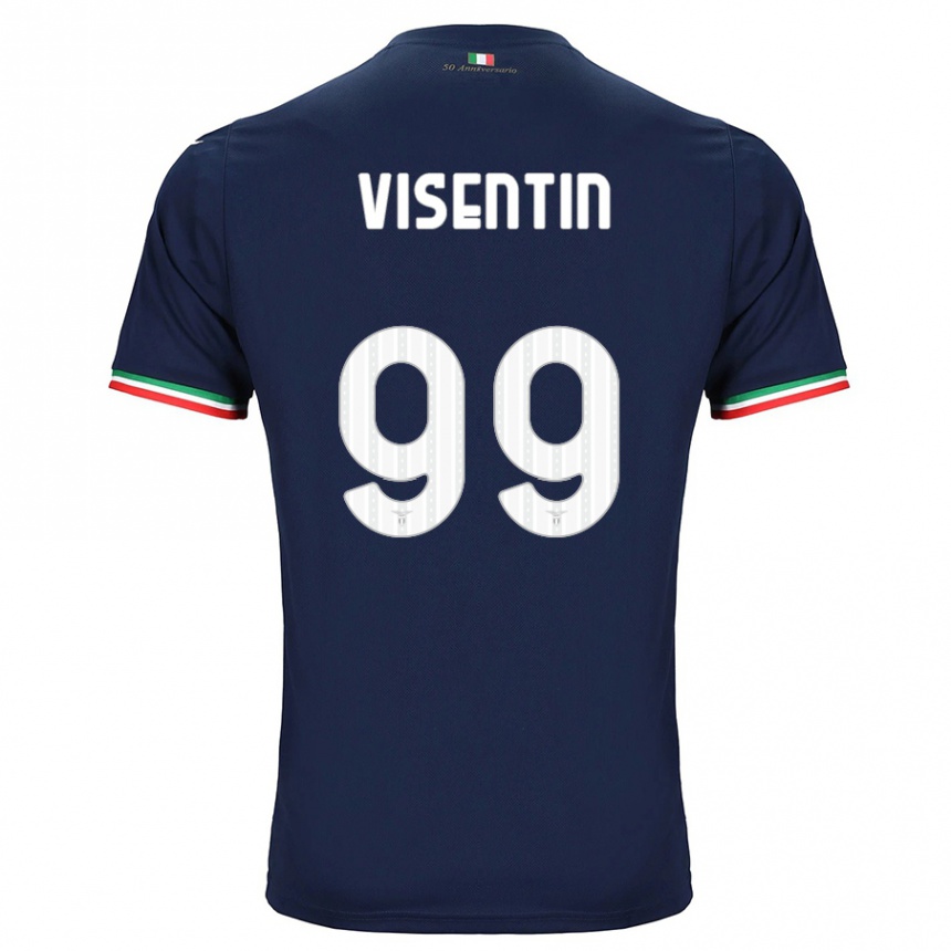 Kinder Fußball Noemi Visentin #99 Marine Auswärtstrikot Trikot 2023/24 T-Shirt Luxemburg