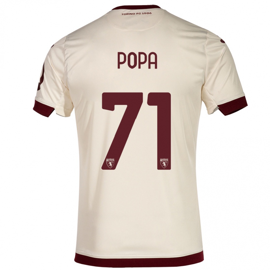 Kinder Fußball Mihai Popa #71 Sekt Auswärtstrikot Trikot 2023/24 T-Shirt Luxemburg