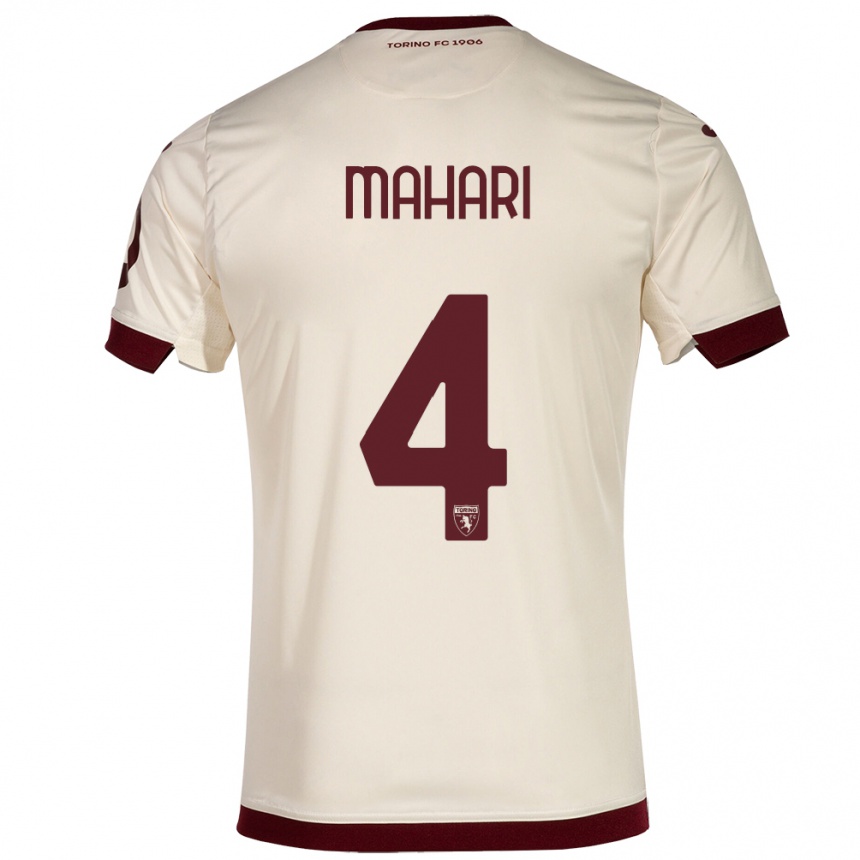 Kinder Fußball Efdon Mahari #4 Sekt Auswärtstrikot Trikot 2023/24 T-Shirt Luxemburg