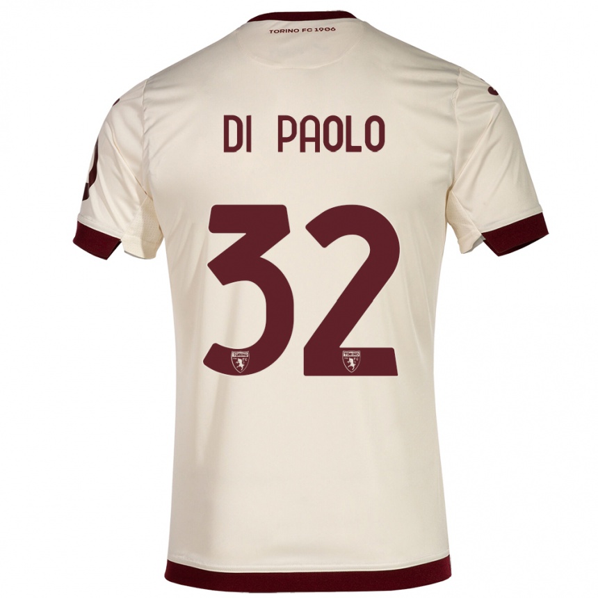 Kinder Fußball Sebastiano Di Paolo #32 Sekt Auswärtstrikot Trikot 2023/24 T-Shirt Luxemburg