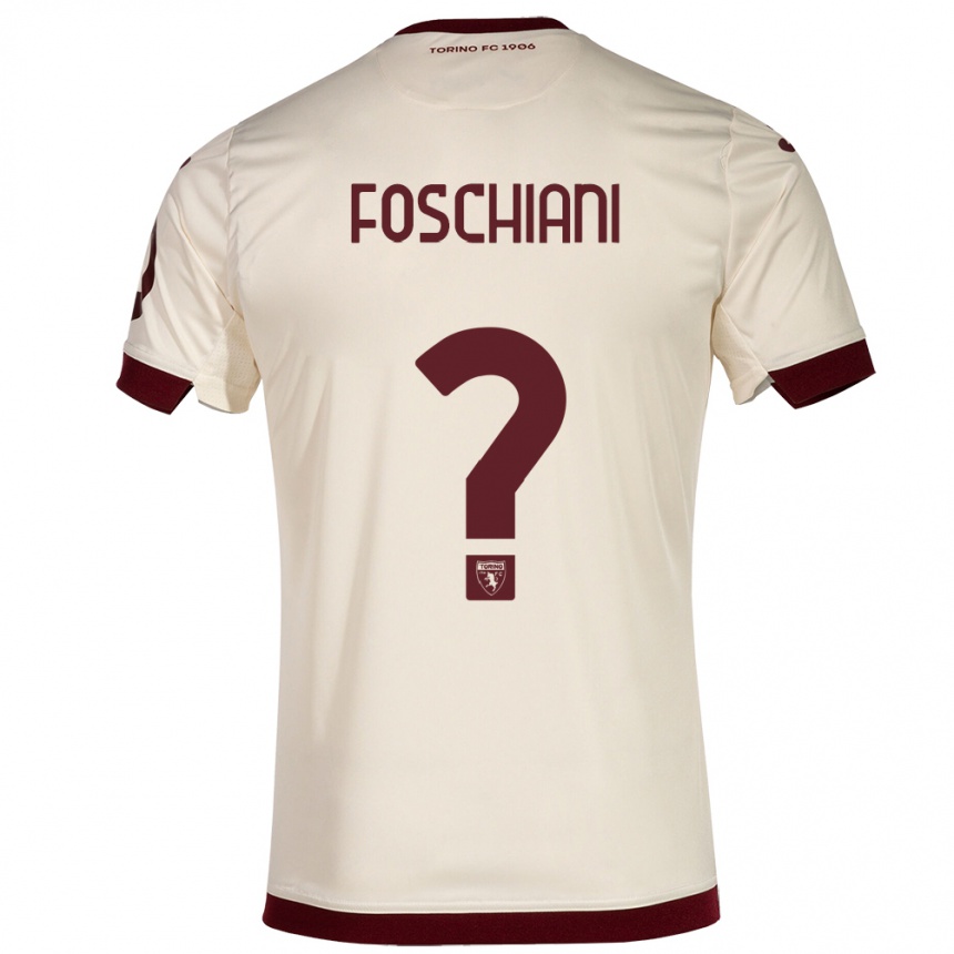 Kinder Fußball Francesco Foschiani #0 Sekt Auswärtstrikot Trikot 2023/24 T-Shirt Luxemburg