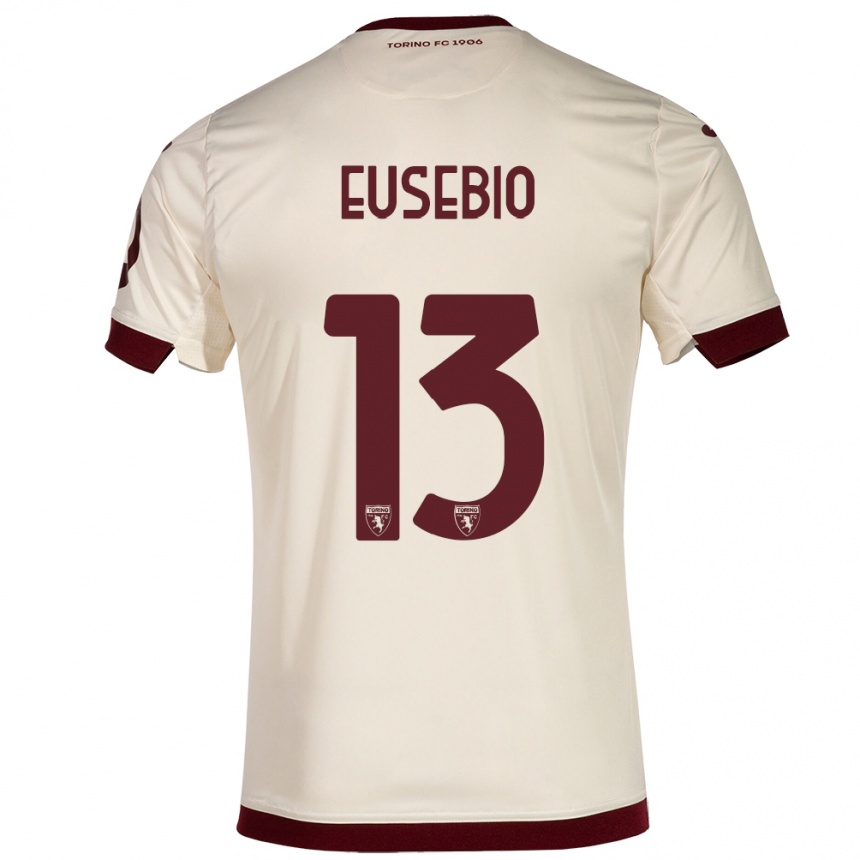 Kinder Fußball Chiara Eusebio #13 Sekt Auswärtstrikot Trikot 2023/24 T-Shirt Luxemburg