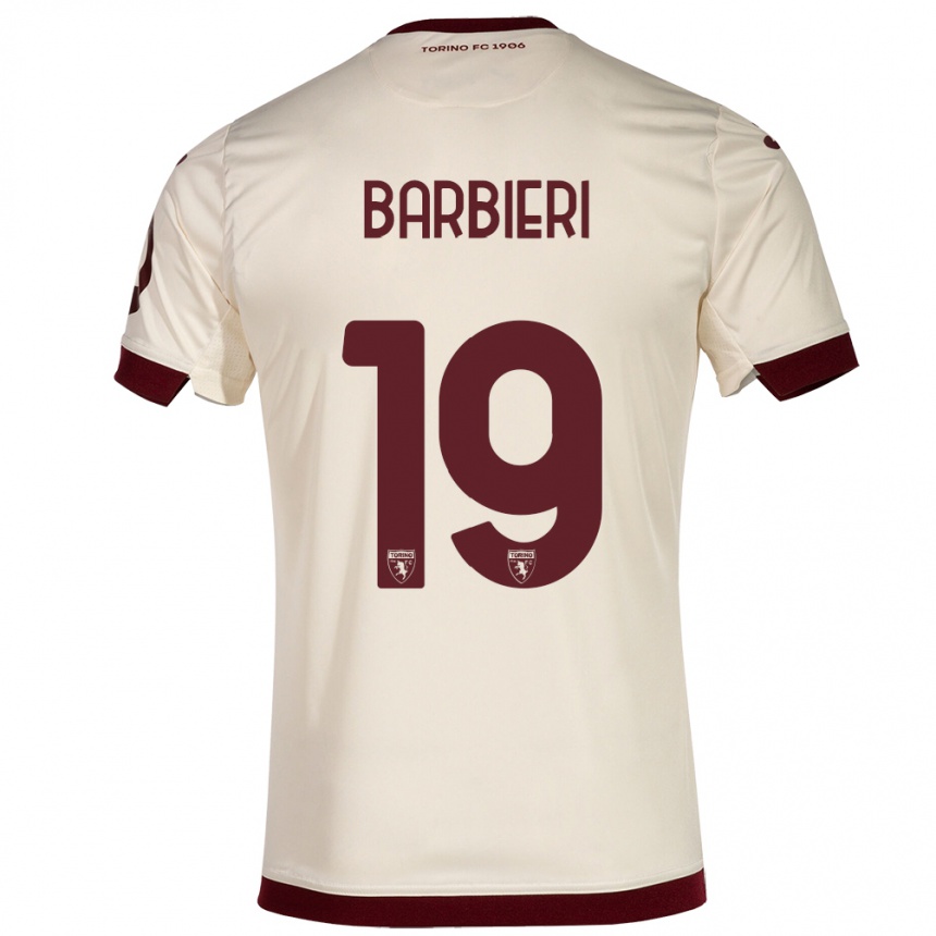 Kinder Fußball Raffaella Barbieri #19 Sekt Auswärtstrikot Trikot 2023/24 T-Shirt Luxemburg