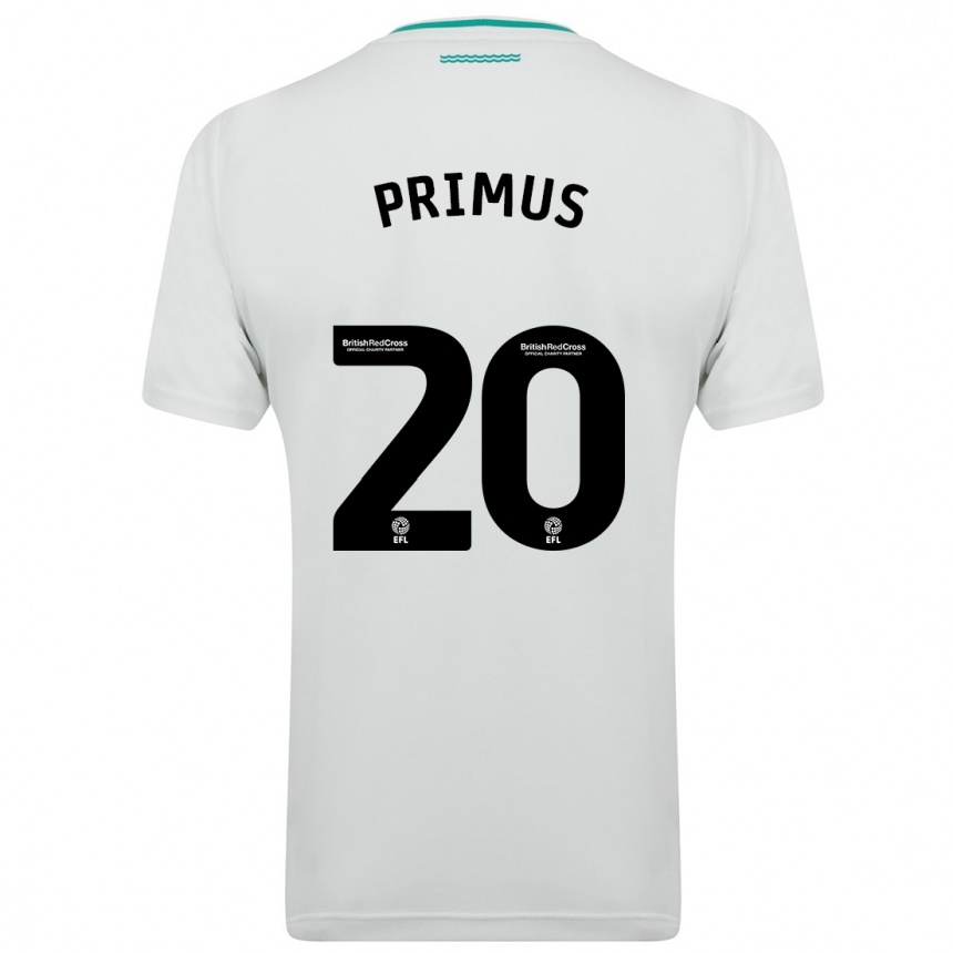 Kinder Fußball Atlanta Primus #20 Weiß Auswärtstrikot Trikot 2023/24 T-Shirt Luxemburg