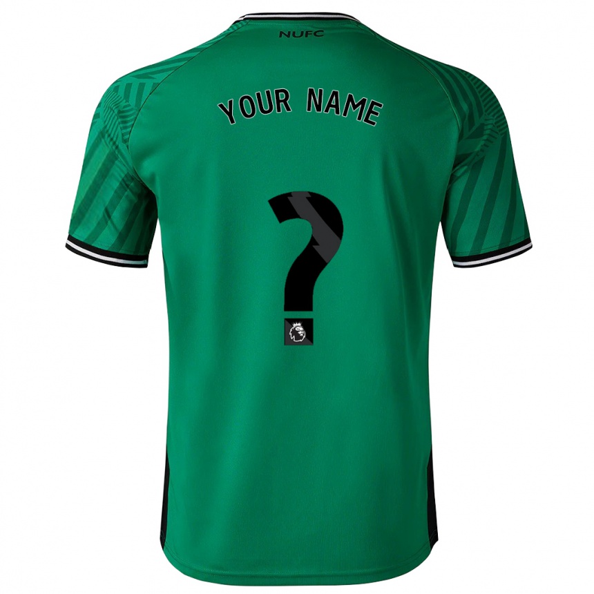 Kinder Fußball Ihren Namen #0 Grün Auswärtstrikot Trikot 2023/24 T-Shirt Luxemburg