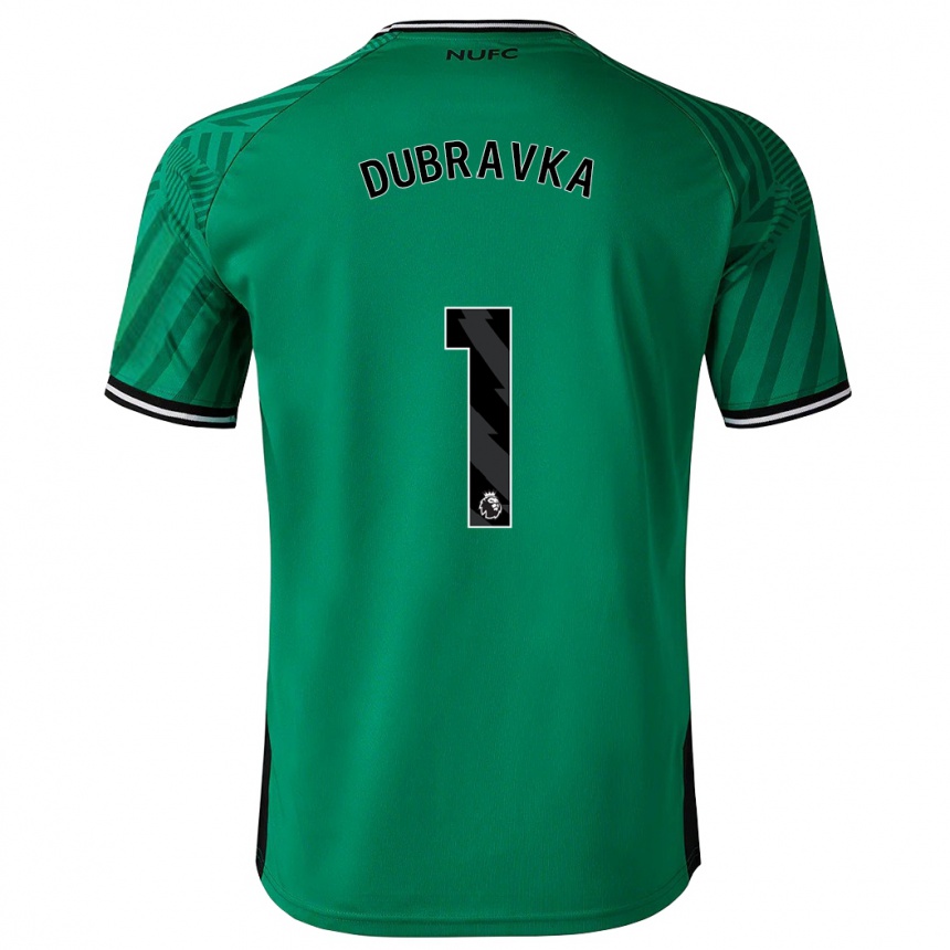 Kinder Fußball Martin Dúbravka #1 Grün Auswärtstrikot Trikot 2023/24 T-Shirt Luxemburg