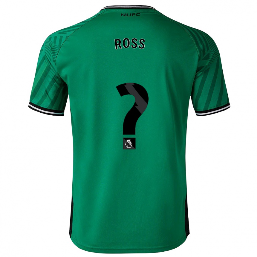 Kinder Fußball Taylor Ross #0 Grün Auswärtstrikot Trikot 2023/24 T-Shirt Luxemburg