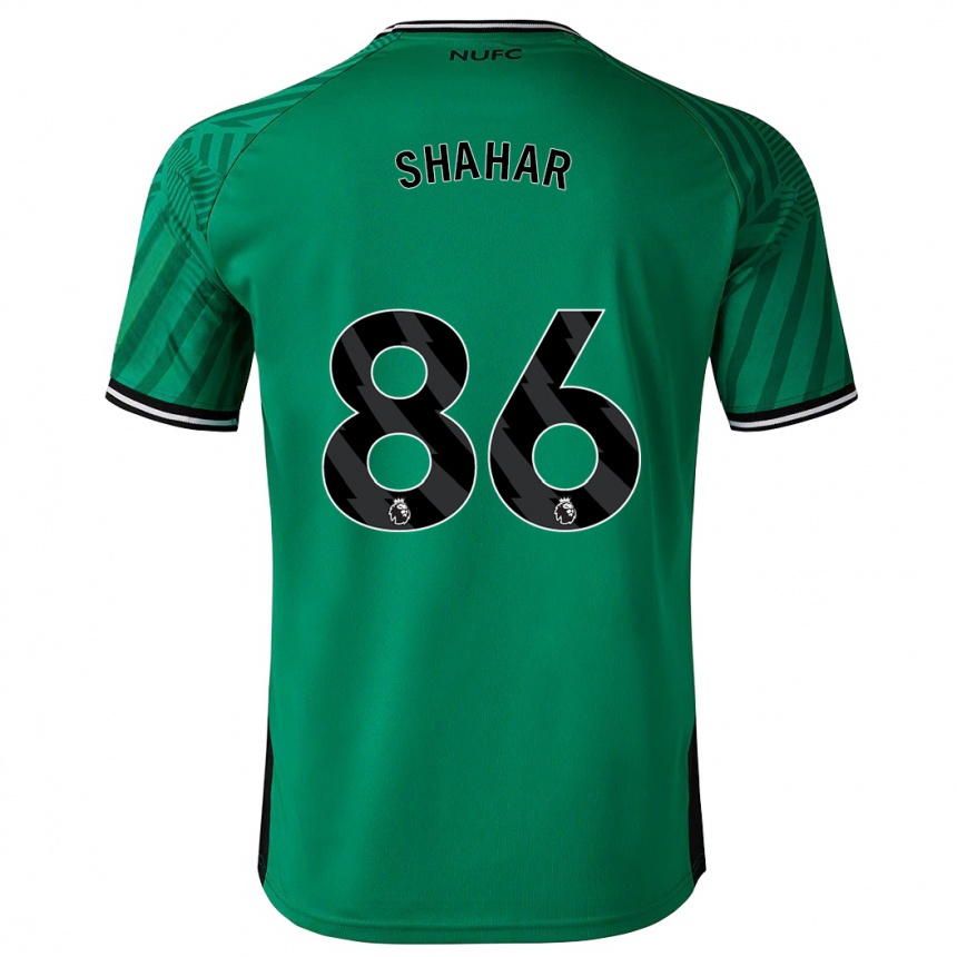 Kinder Fußball Leo Shahar #86 Grün Auswärtstrikot Trikot 2023/24 T-Shirt Luxemburg