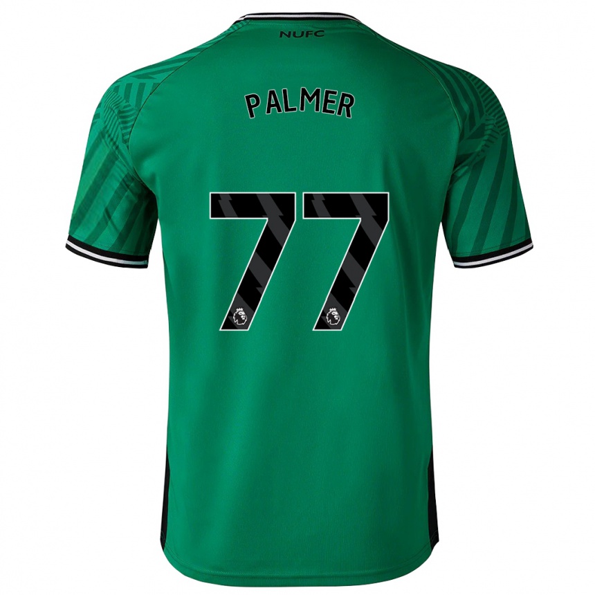 Kinder Fußball Darren Palmer #77 Grün Auswärtstrikot Trikot 2023/24 T-Shirt Luxemburg