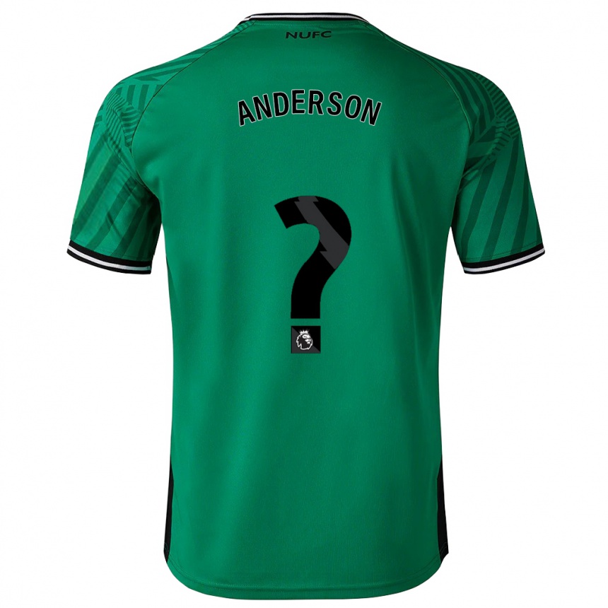 Kinder Fußball Will Anderson #0 Grün Auswärtstrikot Trikot 2023/24 T-Shirt Luxemburg