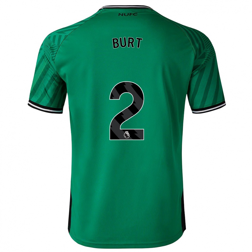 Kinder Fußball Daisy Burt #2 Grün Auswärtstrikot Trikot 2023/24 T-Shirt Luxemburg