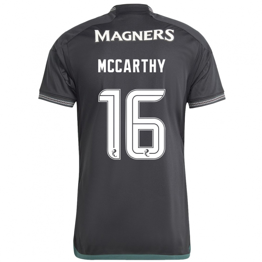 Kinder Fußball James Mccarthy #16 Schwarz Auswärtstrikot Trikot 2023/24 T-Shirt Luxemburg