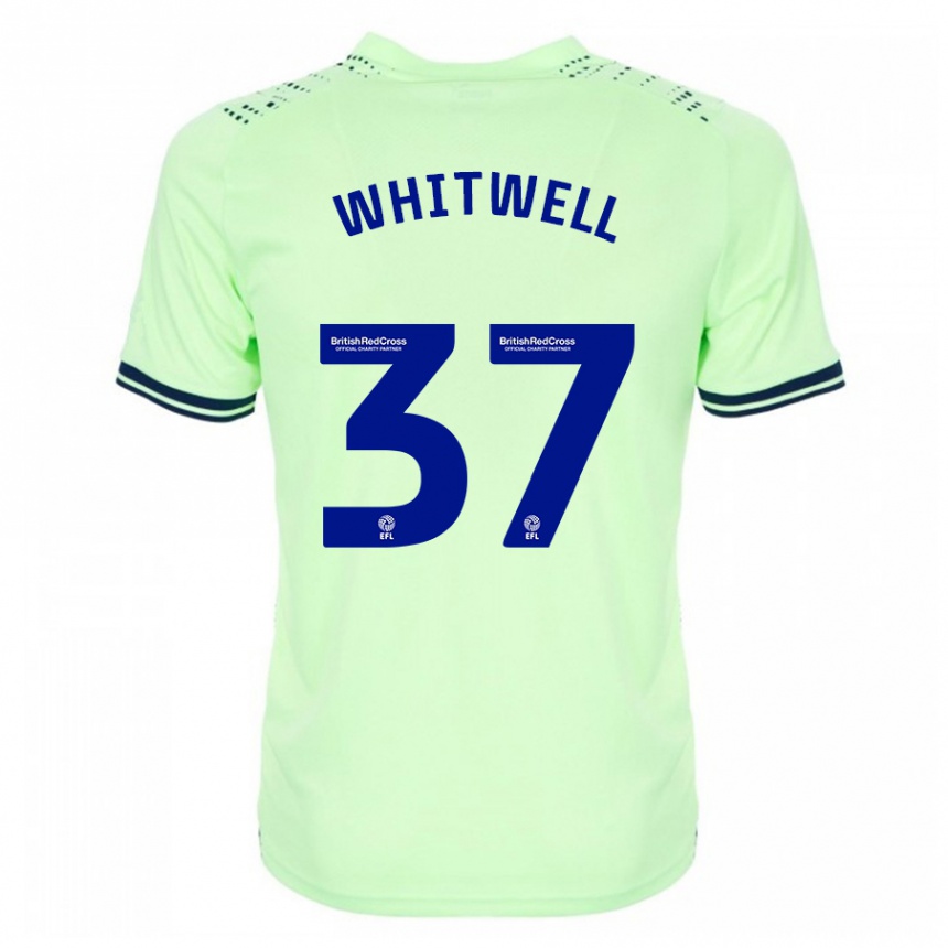 Kinder Fußball Harry Whitwell #37 Marine Auswärtstrikot Trikot 2023/24 T-Shirt Luxemburg