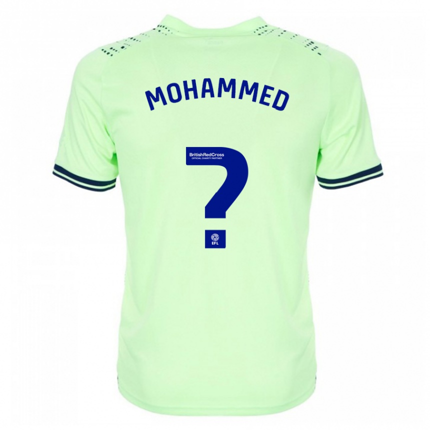 Kinder Fußball Jamal Mohammed #0 Marine Auswärtstrikot Trikot 2023/24 T-Shirt Luxemburg