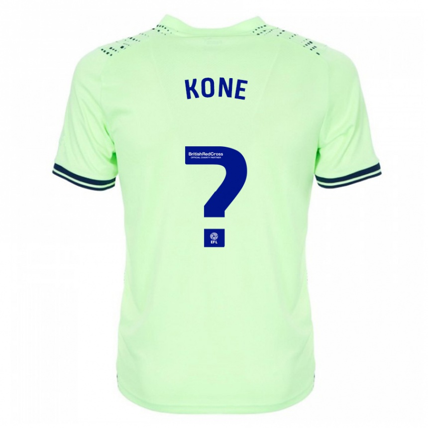 Kinder Fußball Cheick Kone #0 Marine Auswärtstrikot Trikot 2023/24 T-Shirt Luxemburg