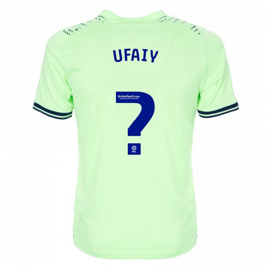 Kinder Fußball Kevin Ufaiy #0 Marine Auswärtstrikot Trikot 2023/24 T-Shirt Luxemburg